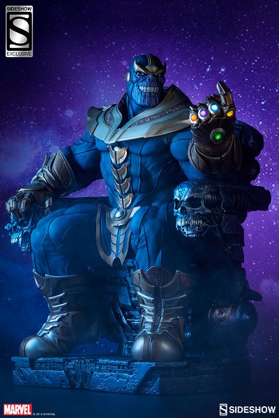 thanos on throne sideshow